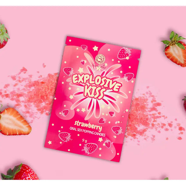 Explosive Kiss Strawberry Oral Sex Popping Candies 9g - Sex - Fast Shipping - Sale United Kingdom Stoke-on-trent