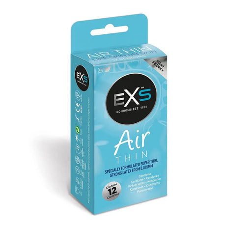 Exs Air Thin Condoms 12 Pack - Save 30% - Exs - Fast Shipping - Sale United Kingdom Stoke-on-trent