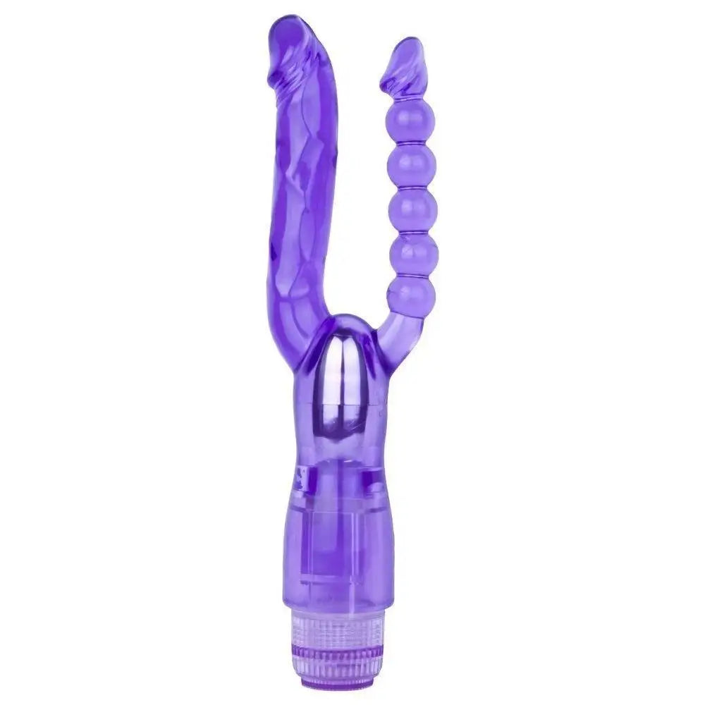 Extreme Dual Vibrator Double Penetration Dildo Anal Beads Multi Speed Sex Toy for Women Men and Couples - Original Sexy Emporium United