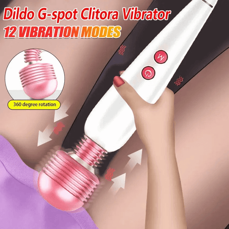 Vibrating Dildo G-spot Clit Massager Vibrator Sex Toy for Women Adult Waterproof - Save 40%