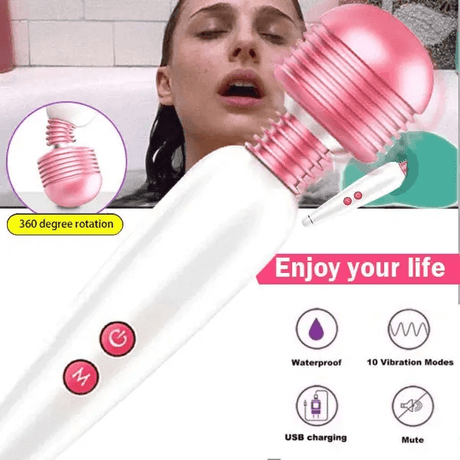 Vibrating Dildo G-spot Clit Massager Vibrator Sex Toy for Women Adult Waterproof - Save 40%
