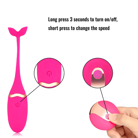 Vibrating Love Egg Vibrator Wireless Remote Control 10 Function Waterproof Dildo