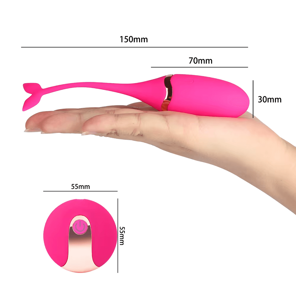 Vibrating Love Egg Vibrator Wireless Remote Control 10 Function Waterproof Dildo
