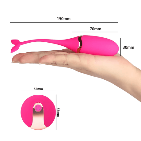 Vibrating Love Egg Vibrator Wireless Remote Control 10 Function Waterproof Dildo