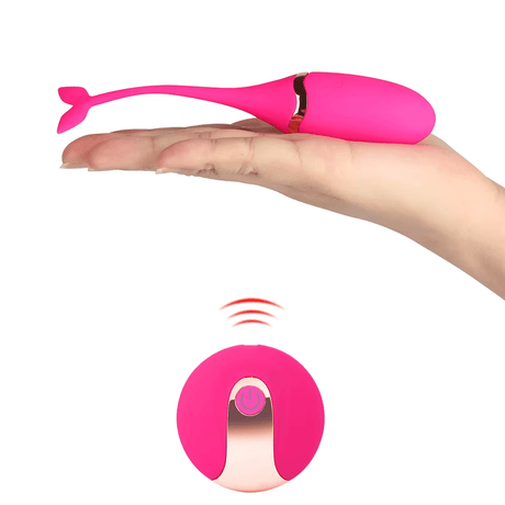 Vibrating Love Egg Vibrator Wireless Remote Control 10 Function Waterproof Dildo