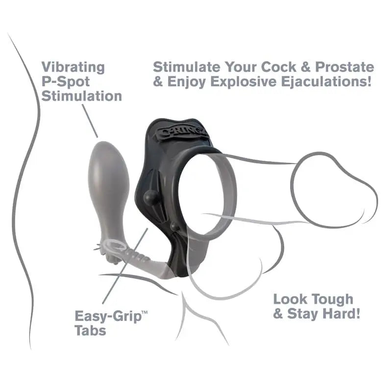 Fantasy Cringz Rock Hard Assgasm Prostate Massager - Save 30% - Cringz Assgasm - Fast Shipping - Anal Dildos United Kingdom Stoke-on-trent