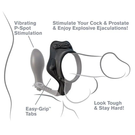 Fantasy Cringz Rock Hard Assgasm Prostate Massager - Save 30% - Cringz Assgasm - Fast Shipping - Anal Dildos United Kingdom Stoke-on-trent