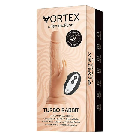 Femmefunn Vortex Wireless Turbo Rabbit Vibe - Save 30% - Femmefunn - Fast Shipping - Vibrator United Kingdom Stoke-on-trent