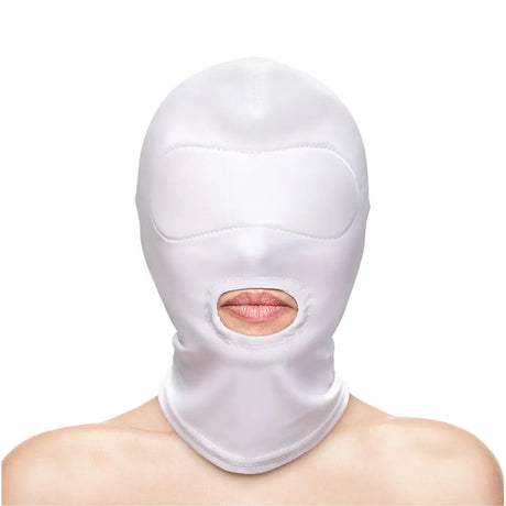 Fetish and Fashion Mouth Hood White - Save 25% - Fast Shipping - Sale United Kingdom Stoke-on-trent