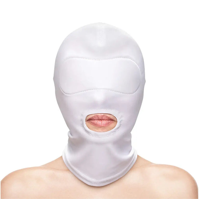 Fetish and Fashion Mouth Hood White - Save 25% - Fast Shipping - Sale United Kingdom Stoke-on-trent
