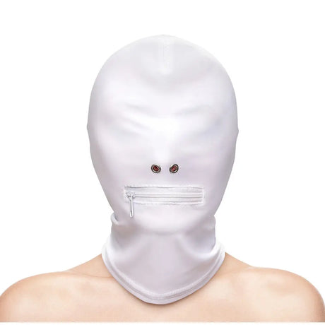 Fetish and Fashion Zipped Mouth Hood - Save 25% - Fast Shipping - Sale United Kingdom Stoke-on-trent