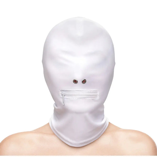 Fetish and Fashion Zipped Mouth Hood - Save 25% - Fast Shipping - Sale United Kingdom Stoke-on-trent
