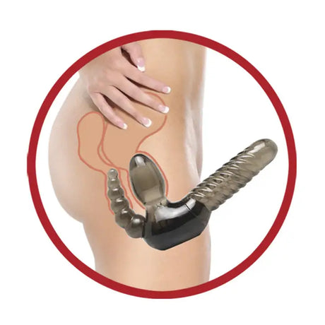Fetish Fantasy Series Strapless Dildo Strap on with Anal Beads - Save 25% - on with - Fast - Couples Vibrators United Kingdom Stoke-on-trent
