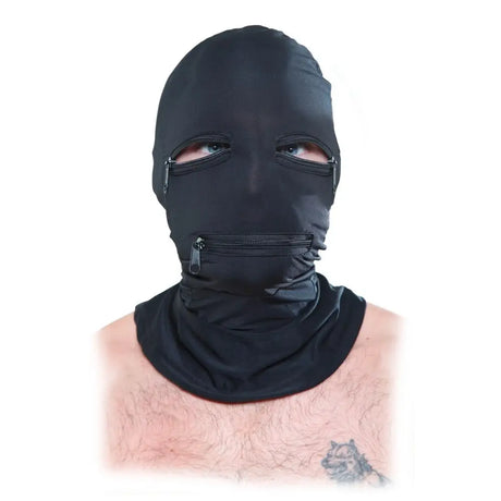Fetish Fantasy Zipper Face Hooded Mask - Fast Shipping - Original Sexy Emporium United Kingdom Stoke-on-trent