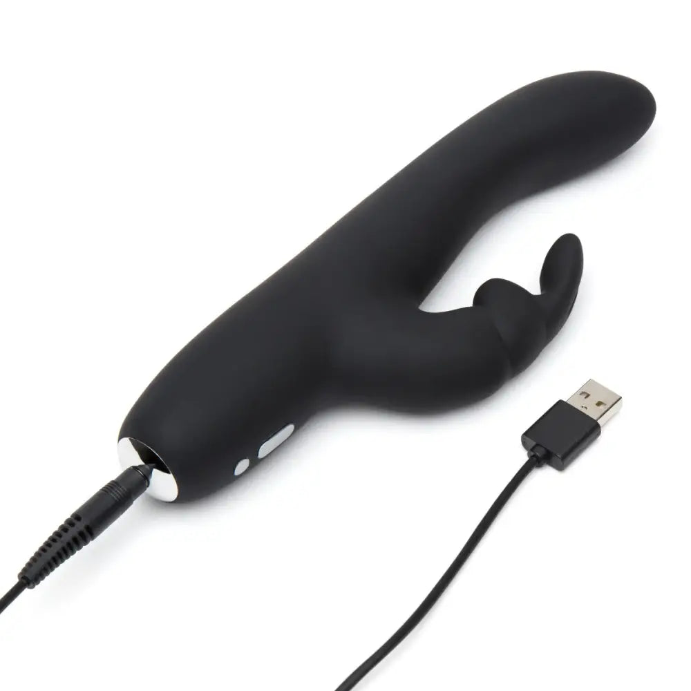 Fifty Shades of Grey Greedy Girl Rechargeable Slimline Rabbit Vibrator - Save 10% - United Kingdom Stoke-on-trent