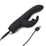 Fifty Shades of Grey Greedy Girl Rechargeable Slimline Rabbit Vibrator - Save 10% - United Kingdom Stoke-on-trent