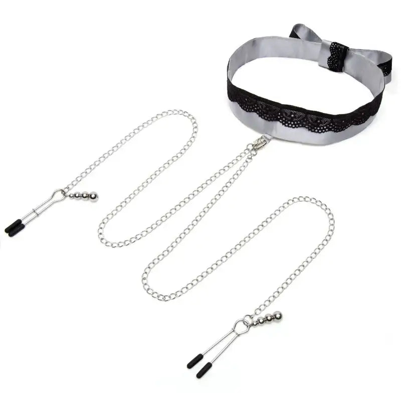 Fifty Shades of Grey - Satin Collar with Nipple Clamps - Save 25% - Sale United Kingdom Stoke-on-trent