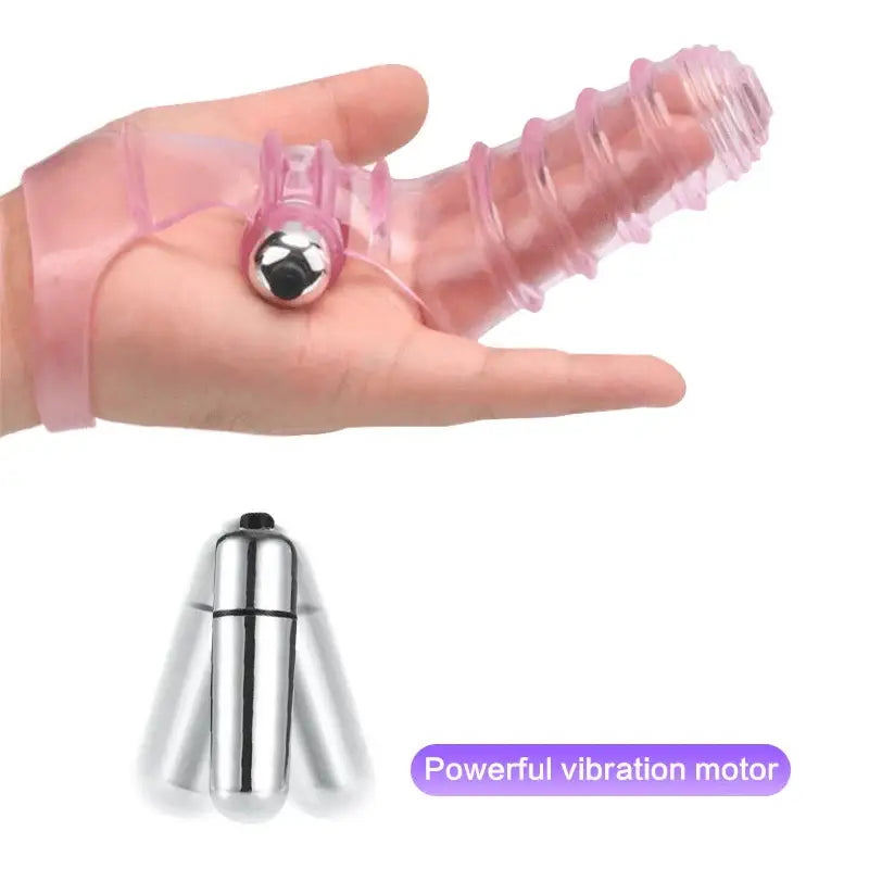 Finger Vibrator with Bullet Ribbed g Spot Dildo Massager for Couples Sex Toy Uk with g Spot for Toys United Kingdom Stoke on Trent