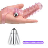 Finger Vibrator with Bullet Ribbed g Spot Dildo Massager for Couples Sex Toy Uk with g Spot for Toys United Kingdom Stoke on Trent