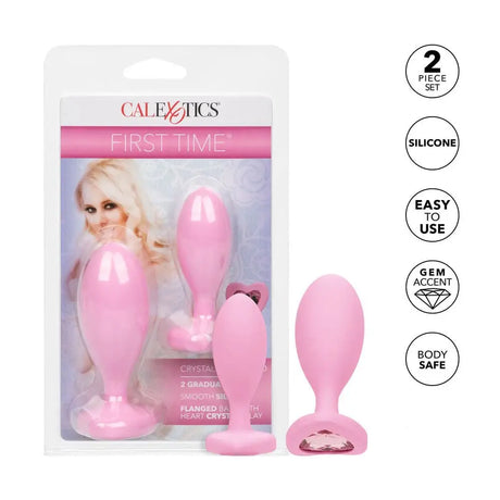 First Time Crystal Booty Duo Butt Plugs - Save 25% - Fast Shipping - Sale United Kingdom Stoke-on-trent