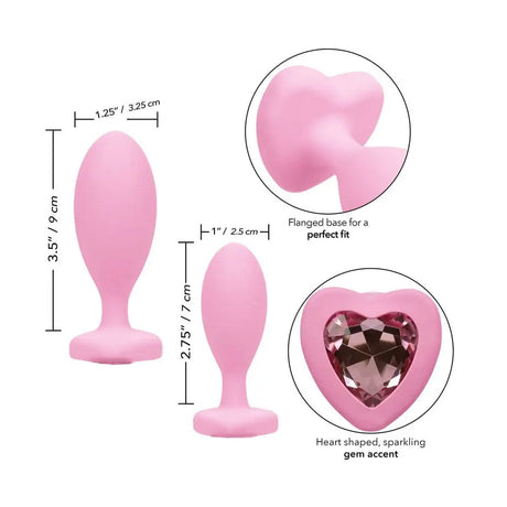 First Time Crystal Booty Duo Butt Plugs - Save 25% - Fast Shipping - Sale United Kingdom Stoke-on-trent