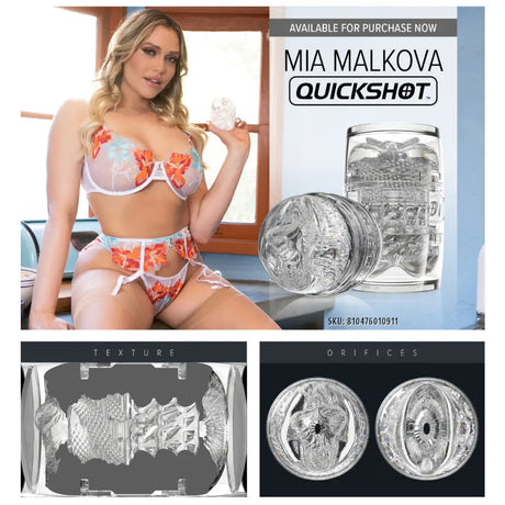 Fleshlight Quickshot Mia Malkova Male Masturbator Sex Toy - Save 15% - – Compact Uk - Sale United Kingdom Stoke-on-trent