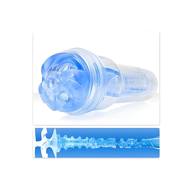 Fleshlight Turbo Thrust Blue Ice Male Masturbator - Masturbators - Save 20% - Sale