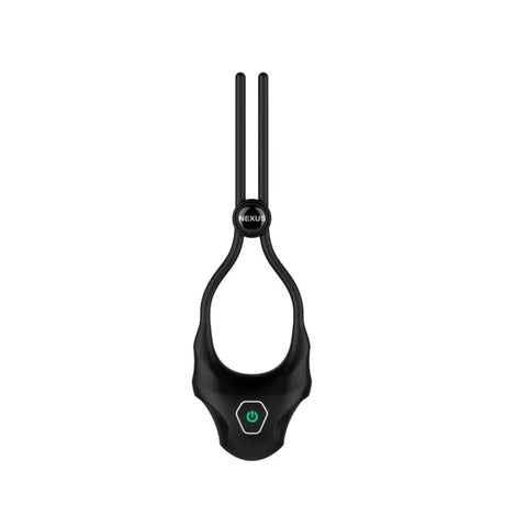 Forge Vibrating Adjustable Lasso Silicone Cock Ring - Black - Sex Toys - Save 30% - Forge - Fast - Sale United Kingdom Stoke-on-trent