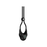 Forge Vibrating Adjustable Lasso Silicone Cock Ring - Black - Sex Toys - Save 30% - Forge - Fast - Sale United Kingdom Stoke-on-trent