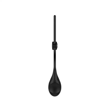 Forge Vibrating Adjustable Lasso Silicone Cock Ring - Black - Sex Toys - Save 30% - Forge - Fast - Sale United Kingdom Stoke-on-trent