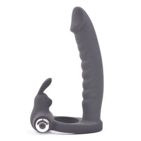 Fun Bunny Teaser Vibrating Rabbit Cock Ring Black - Save 30% - Fast Shipping - Sale United Kingdom Stoke-on-trent