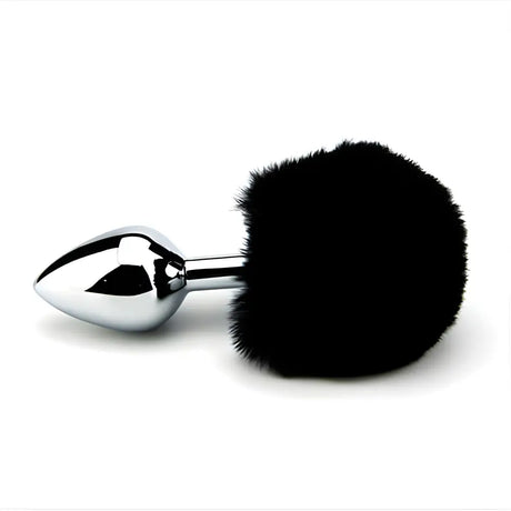 Furry Fantasy Black Bunny Tail Butt Plug - Plugs - Save 25% - Fast Shipping - Sale United Kingdom Stoke-on-trent