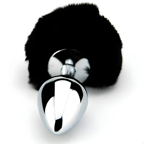 Furry Fantasy Black Bunny Tail Butt Plug - Plugs - Save 25% - Fast Shipping - Sale United Kingdom Stoke-on-trent