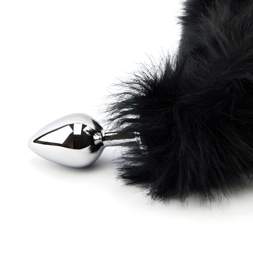 Furry Fantasy Black Panther Tail Butt Plug - Plugs - Save 20% - Sale