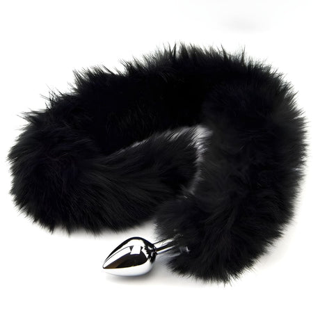 Furry Fantasy Black Panther Tail Butt Plug - Plugs - Save 20% - Sale