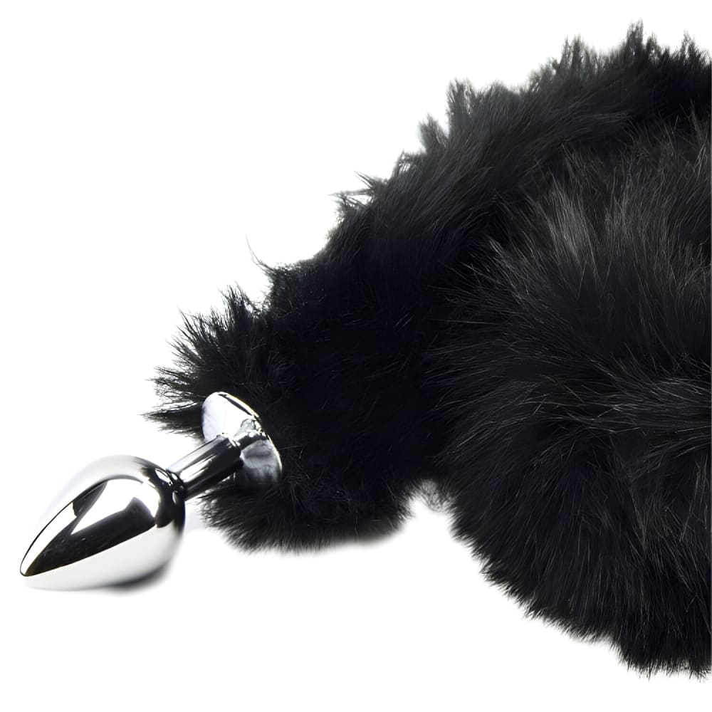 Furry Fantasy Black Panther Tail Butt Plug - Plugs - Save 20% - Sale