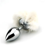 Furry Fantasy White Bunny Tail Butt Plug - Plugs - Save 25% - Fast Shipping - Sale United Kingdom Stoke-on-trent