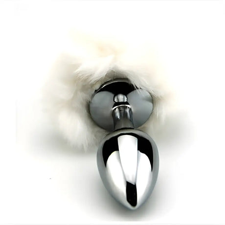 Furry Fantasy White Bunny Tail Butt Plug - Plugs - Save 25% - Fast Shipping - Sale United Kingdom Stoke-on-trent