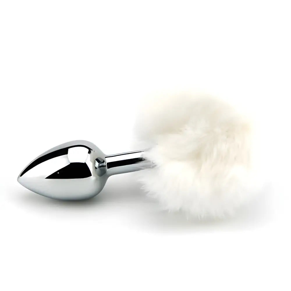 Furry Fantasy White Bunny Tail Butt Plug - Plugs - Save 25% - Fast Shipping - Sale United Kingdom Stoke-on-trent
