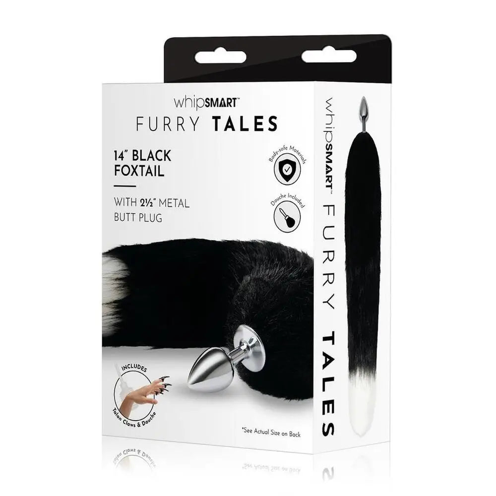Furry Tales Black Foxtail Butt Plug - Save 30% - Fast Shipping - Sale United Kingdom Stoke-on-trent