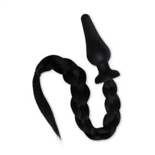 Furry Tales Black Pony Play Butt Plug - Original Sexy Emporium United Kingdom Stoke-on-trent