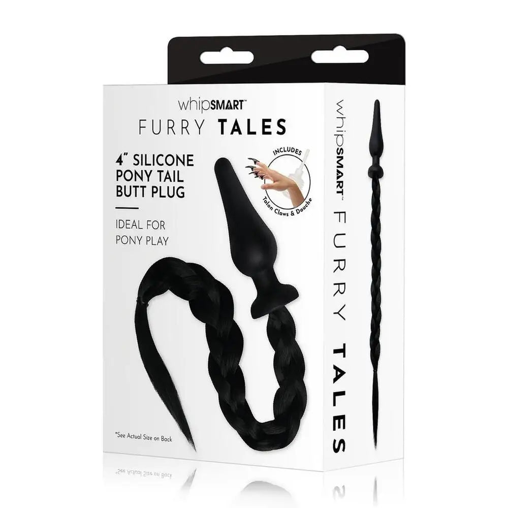 Furry Tales Black Pony Play Butt Plug - Save 30% - Fast Shipping - Sale United Kingdom Stoke-on-trent