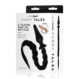 Furry Tales Black Pony Play Butt Plug - Save 30% - Fast Shipping - Sale United Kingdom Stoke-on-trent