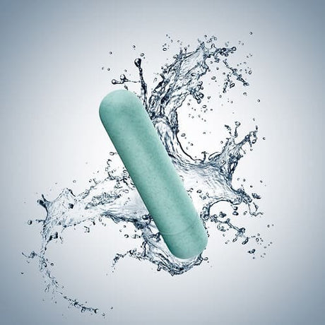 Gaia Biodegradable Eco Bullet Vibrator Blue - Vibrators - Save 25% - Sale