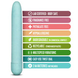 Gaia Biodegradable Eco Vibrator Blue - Bullet Vibrators - Save 15% - Fast Shipping - United Kingdom Stoke-on-trent