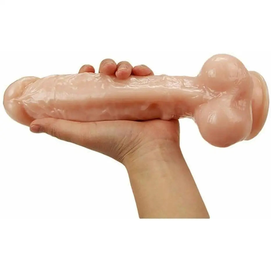 Gargantua Lifelike 9.5 Inch Dildo White Flesh - Dildos - Save 15% - Fast - United Kingdom Stoke-on-trent