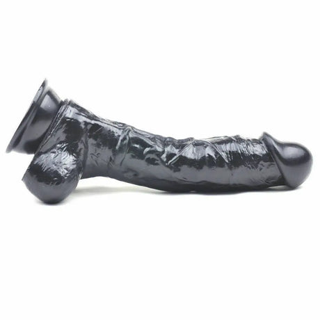 Gargantua Realistic 9.5 Inch Dildo Black - Dildos - Save 30% - Fast Shipping - United Kingdom Stoke-on-trent