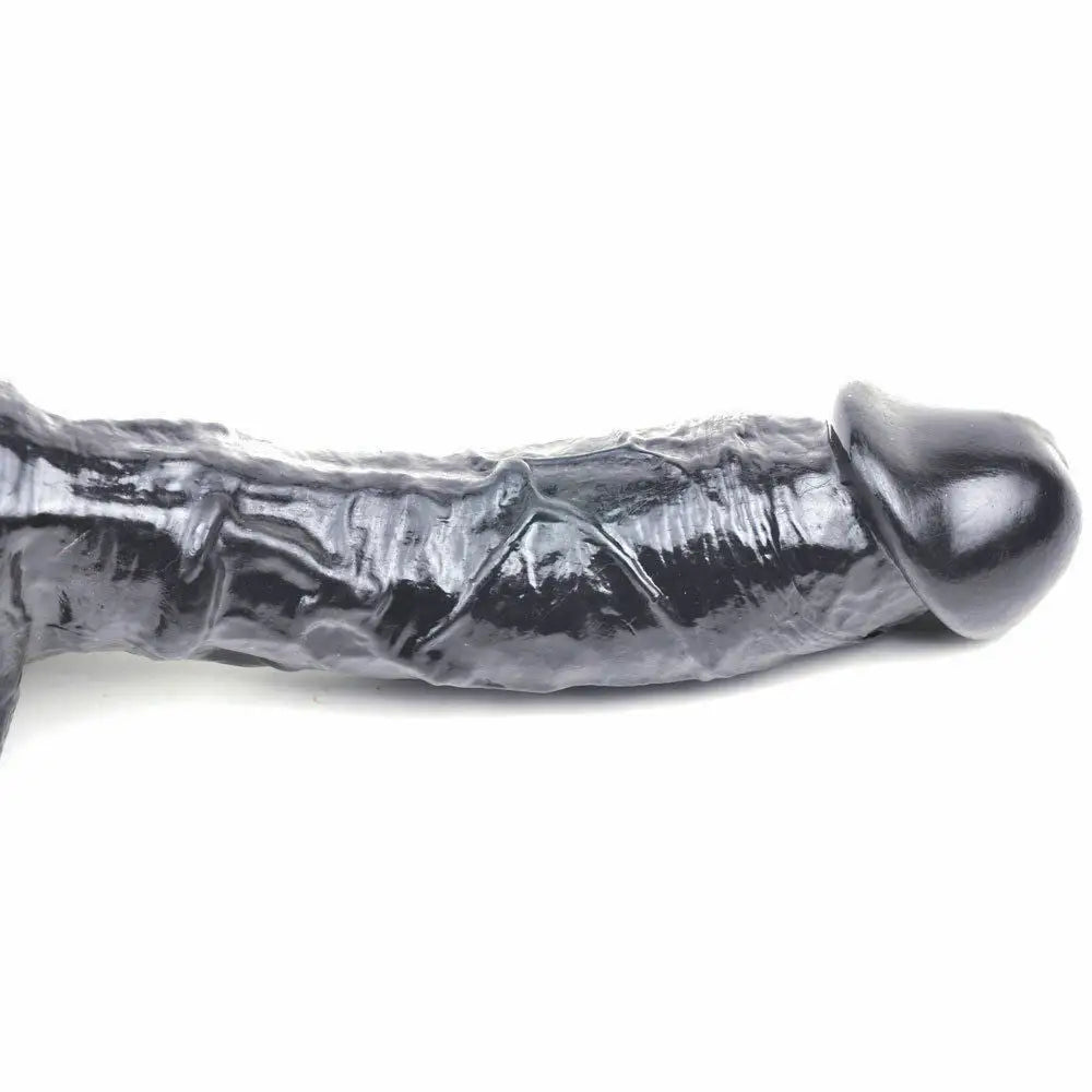 Gargantua Realistic 9.5 Inch Dildo Black - Dildos - Save 30% - Fast Shipping - United Kingdom Stoke-on-trent