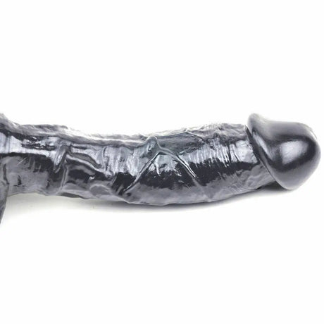 Gargantua Realistic 9.5 Inch Dildo Black - Dildos - Save 30% - Fast Shipping - United Kingdom Stoke-on-trent