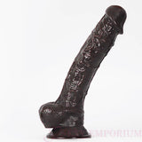 Gargantua Realistic 9.5 Inch Dildo Brown - Dildos - Save 30% - Fast Shipping - United Kingdom Stoke-on-trent